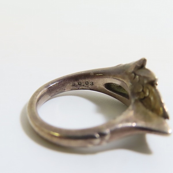 実際に弊社で買取させて頂いたBloody Mary/ブラッディマリー ビビット リング - 雛鳥 ｗ/ブルーダイヤモンド 12.5号の画像 6枚目