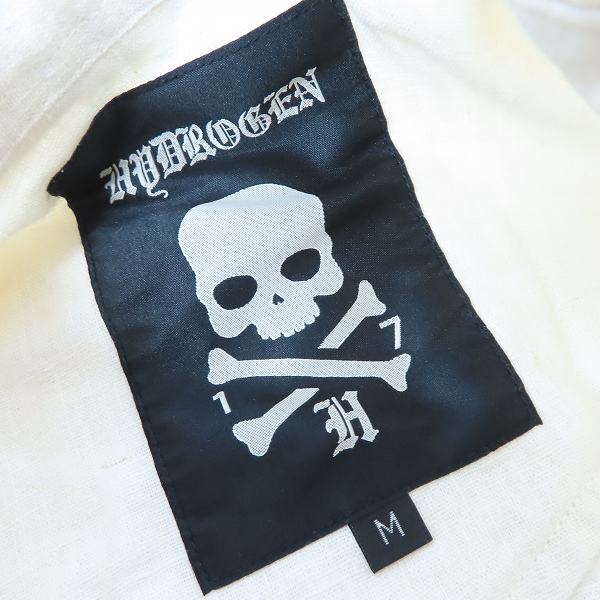 実際に弊社で買取させて頂いたHYDROGEN/ハイドロゲン リネン 半袖 シャツ/Mの画像 2枚目