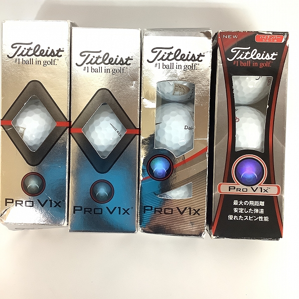 実際に弊社で買取させて頂いた【未使用/ロゴ入り】Titleist/タイトリスト PRO V1x ゴルフボール 1ダース