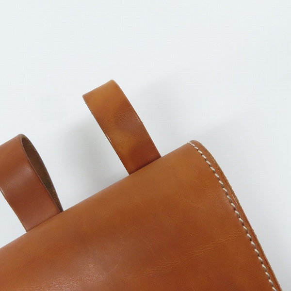 実際に弊社で買取させて頂いたTHE FLAT HEAD/フラットヘッド レザー メディスンバッグ/ベルトポーチの画像 6枚目
