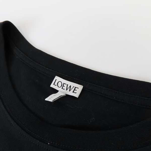 実際に弊社で買取させて頂いた【JPタグ】LOEWE/ロエベ 20SS アナグラム ロゴ刺繍 半袖/ハーフスリーブ Tシャツ/カットソー H6109230CR/XLの画像 5枚目
