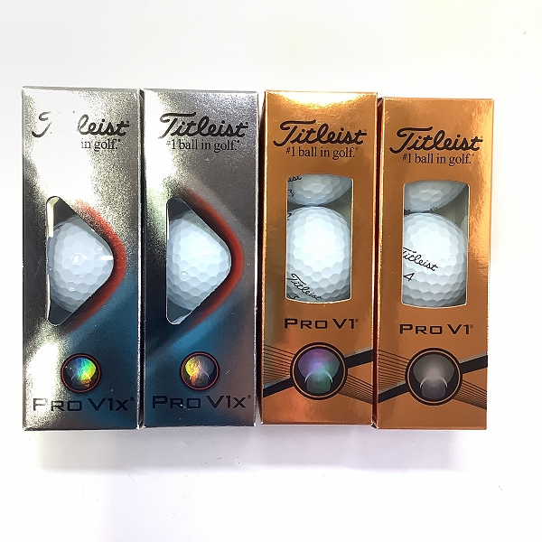 実際に弊社で買取させて頂いた【未使用】Titleist/タイトリスト PRO V1/ PRO V1x ゴルフボール 1ダース