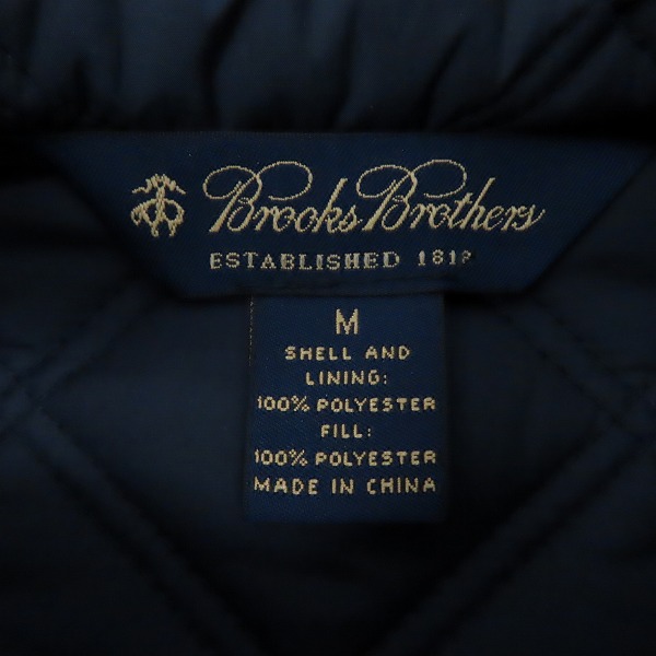 実際に弊社で買取させて頂いたBrooks Brothers/ブルックスブラザーズ 中綿 キルティング ベスト Mの画像 2枚目