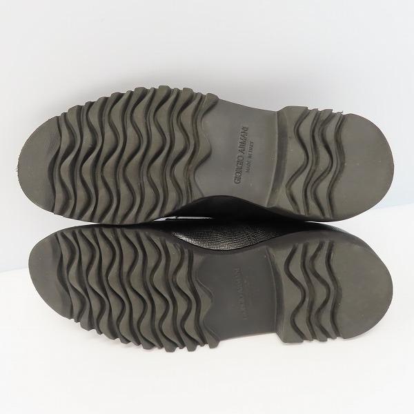 実際に弊社で買取させて頂いたGIORGIO ARMANI/ジョルジオアルマーニ レザシューズ/革靴 X2C403/7の画像 2枚目