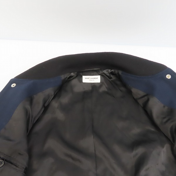 実際に弊社で買取させて頂いた【JPタグ】SAINT LAURENT PARIS/サンローランパリ 2016 テディジャケット 429390 Y180W/44の画像 7枚目