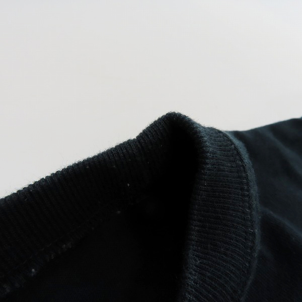 実際に弊社で買取させて頂いたHEAD PORTER PLUS/ヘッドポータープラス Tie Dye Border ボーダー Tシャツ ブラック/Mの画像 4枚目