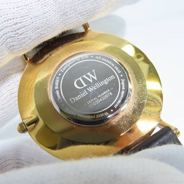 実際に弊社で買取させて頂いたDaniel Wellington/ダニエルウェリントン  クォーツ腕時計 B40R9【動作未確認】の画像 3枚目