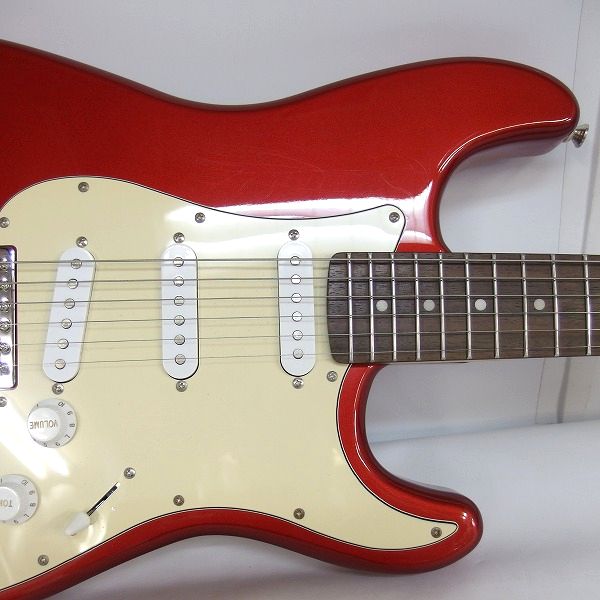 実際に弊社で買取させて頂いた★BUSKER'S/バスカーズ ストラトキャスターType ソフトケース付 の画像 4枚目