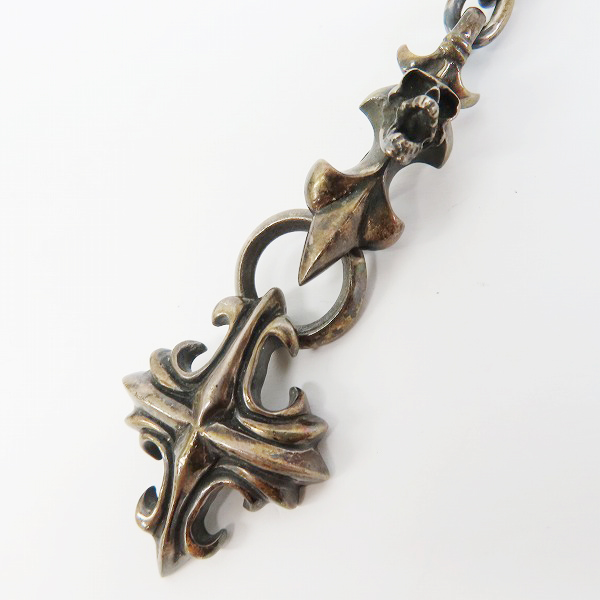 実際に弊社で買取させて頂いたLSD/Loud Style Design/ラウドスタイルデザイン 2スカル ウォレットチェーンの画像 1枚目