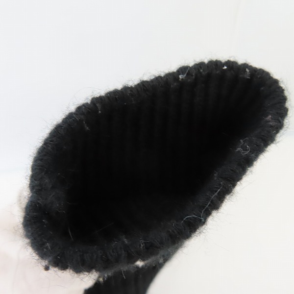 実際に弊社で買取させて頂いたCELINE/セリーヌ 21SS CELINE ロゴ ブラック オーバーサイズニット 2A09T423P/Sの画像 8枚目