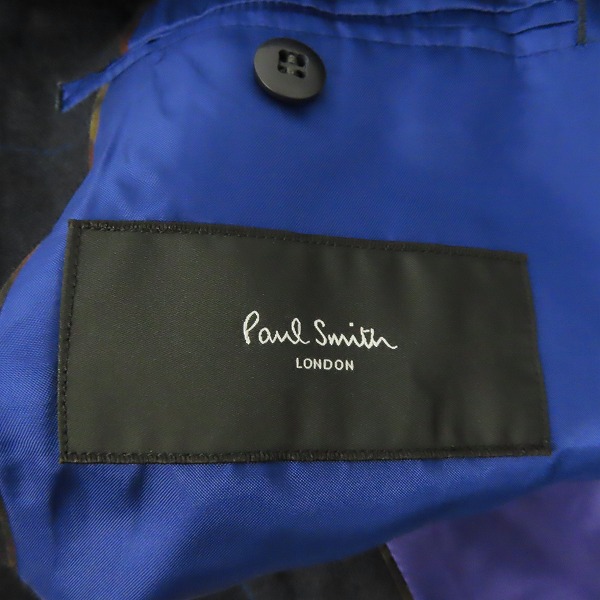 実際に弊社で買取させて頂いたPaul Smith LONDON/ポールスミス ロンドン チェック柄 2B スーツ/セットアップ ベスト付き Size：L/L2/88の画像 2枚目
