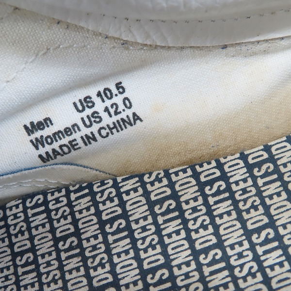 実際に弊社で買取させて頂いたVANS/バンズ OLD SKOOL Descendants オールドスクール ディセンダンツ スエード スニーカー/US10.5の画像 5枚目