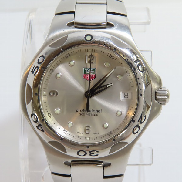 実際に弊社で買取させて頂いたTAG HEUER/タグホイヤー QZ プロフェッショナル200M デイト 腕時計 WL1114-0 