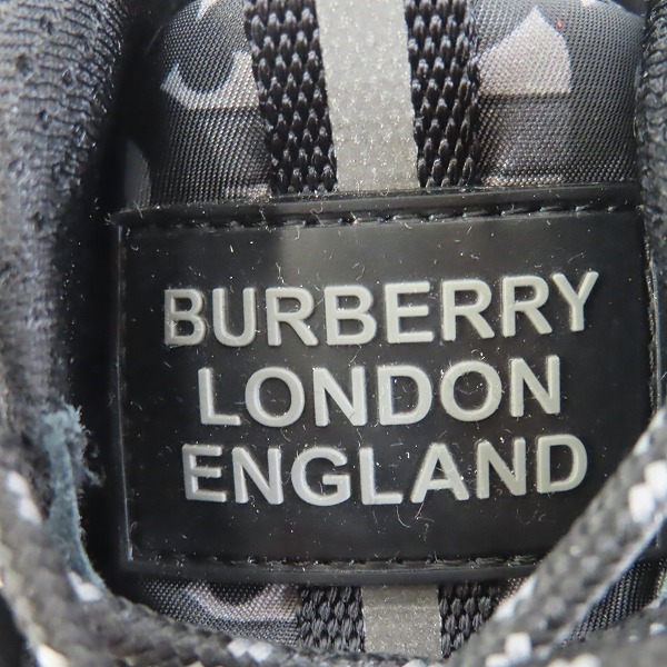 実際に弊社で買取させて頂いたBURBERRY/バーバリー アーサー  モノグラム スニーカー 40の画像 6枚目