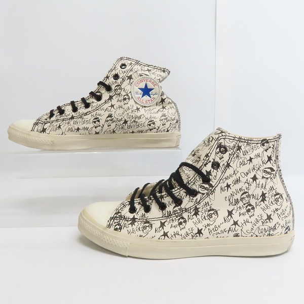 実際に弊社で買取させて頂いたCONVERSE×Alber Elbaz/コンバース×アルベール エルバス ALL STAR AE P HI ハイカットスニーカー 1CK789/26の画像 3枚目