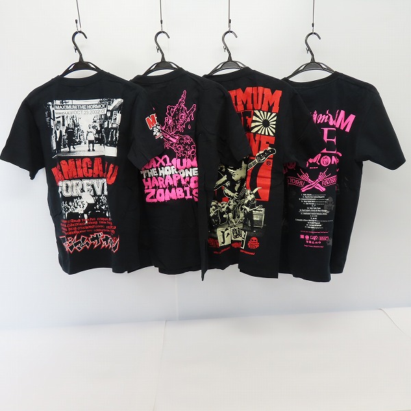 実際に弊社で買取させて頂いたMAXIMUM THE HORMONE/マキシマムザホルモン バンドTシャツ 4点セットの画像 1枚目