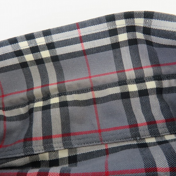 実際に弊社で買取させて頂いたBURBERRY LONDON/バーバリーロンドン 長袖シャツ グレー ノバチェック /Lの画像 5枚目