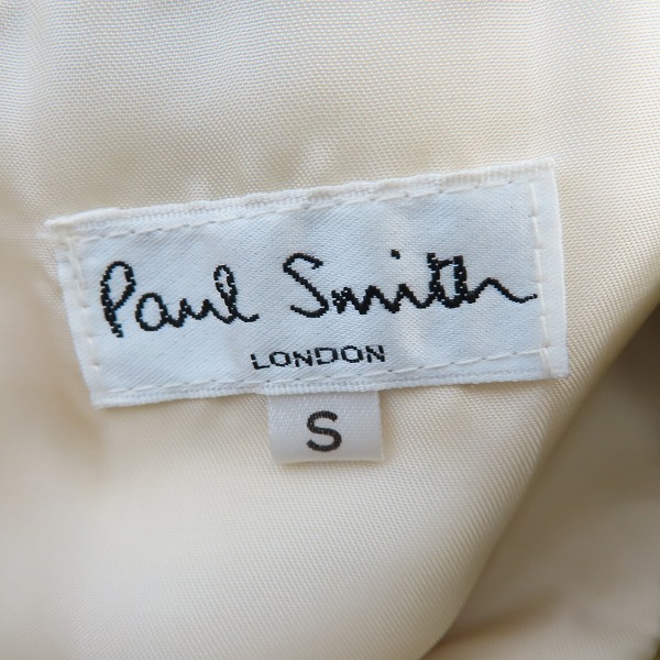 実際に弊社で買取させて頂いたPaul Smith LONDON/ポールスミス ロンドン 羊革 ラムレザー テーラードジャケット/Sの画像 2枚目