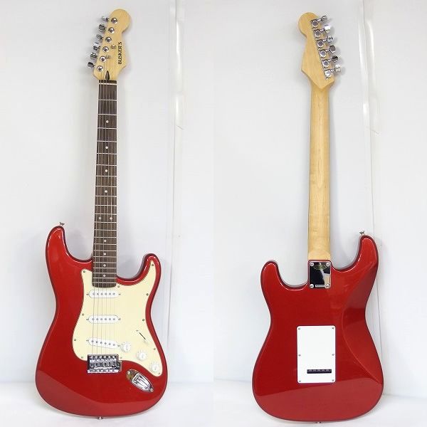 実際に弊社で買取させて頂いた★BUSKER'S/バスカーズ ストラトキャスターType ソフトケース付 の画像 1枚目