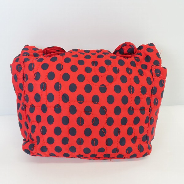 実際に弊社で買取させて頂いたMARC by MARC JACOBS/マークバイマークジェイコブス てんとう虫/テントウムシ ドット柄 トートバッグの画像 1枚目
