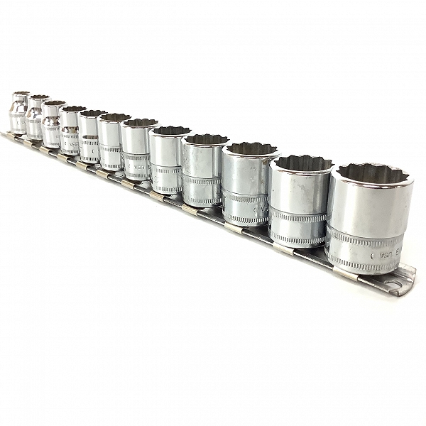 実際に弊社で買取させて頂いたSnap-on/スナップオン ショートソケット F081-F281/12点セット