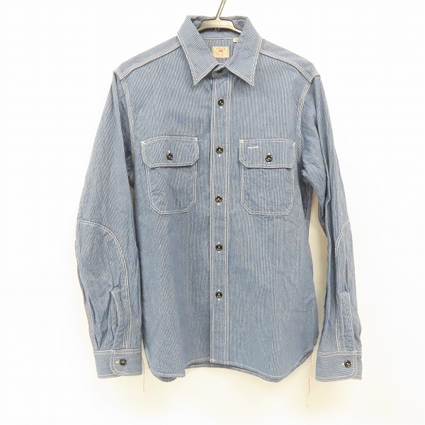 実際に弊社で買取させて頂いたSUGAR CANE/シュガーケーン 東洋エンタープライズ ワークシャツ SC25511 /S