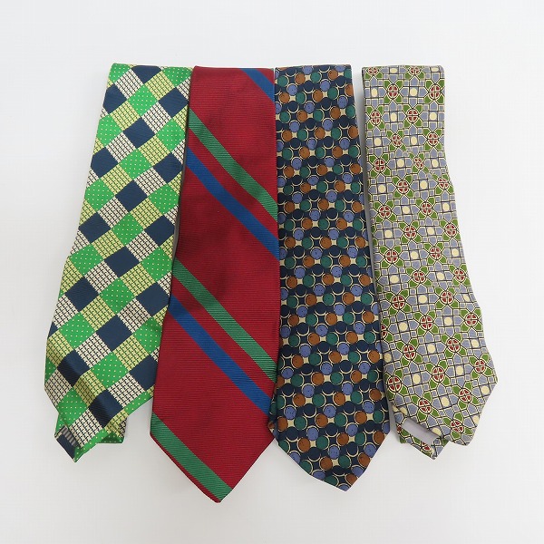 実際に弊社で買取させて頂いた【おまとめ4点】Christian Dior/クリスチャンディオール Paul Stuart/ポールスチュアート 等 総柄 ネクタイ