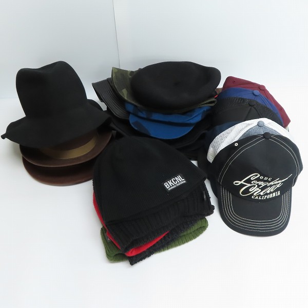 実際に弊社で買取させて頂いた【おまとめ品】NEW ERA/チャンピオン/M/ディッキーズ他 キャップ/ハット/ビーニー等 帽子の画像 6枚目