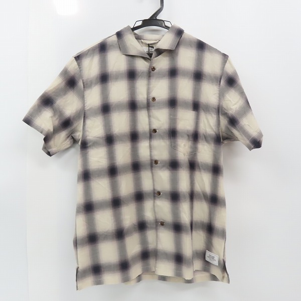 実際に弊社で買取させて頂いたCRIMIE/クライミー 半袖シャツ チェック柄  C1H3-SH08/M