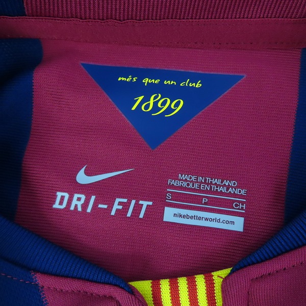 NIKE 15-16 バルセロナ ユニフォーム スアレス サイン入り 額縁 NIKE FCバルセロナ 16/17 ユニフォーム ホーム 半袖 レプリカ