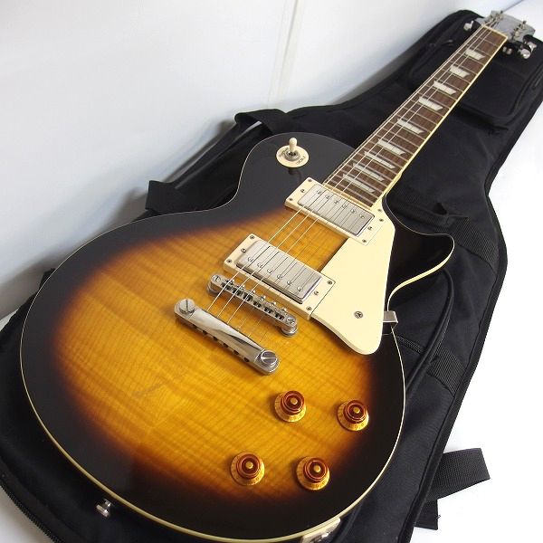 実際に弊社で買取させて頂いた★Epiphone/エピフォン Les Paul Standard/レスポールスタンダード サンバースト ギグケース付
