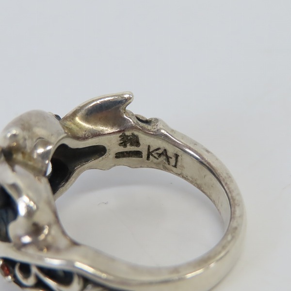 実際に弊社で買取させて頂いたBloody Mary/ブラッディマリー KAI 鬼火リング 2008年クリスマス限定 17号の画像 6枚目