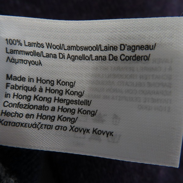 実際に弊社で買取させて頂いたBrooks Brothers/ブルックスブラザーズ ウール Vネック アーガイルニット/Mの画像 3枚目