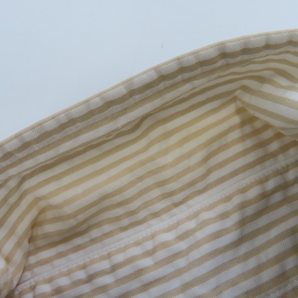 実際に弊社で買取させて頂いたBrooks Brothers/ブルックスブラザーズ ストライプ ハーフボタンシャツ/Sの画像 5枚目