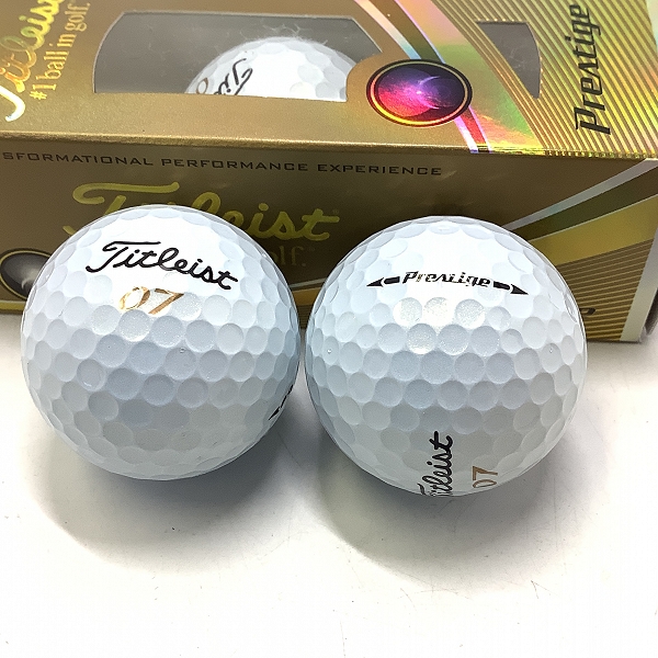 実際に弊社で買取させて頂いた【未使用】Titleist/タイトリスト SRIXON/スリクソン 他 ロゴ入り含む ゴルフボール 計2ダースの画像 2枚目