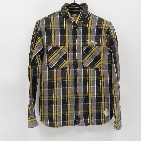 実際に弊社で買取させて頂いたCRIMIE/クライミー 刺繡  チェック フランネルシャツ L