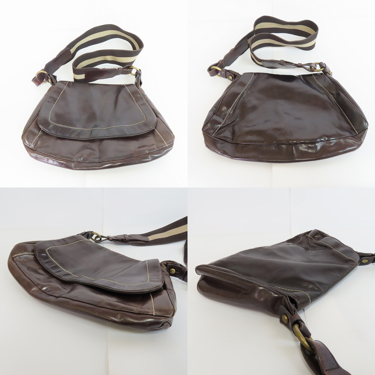 実際に弊社で買取させて頂いたBALLY/バリー ショルダーポーチ/ショルダーバッグ 2点セットの画像 1枚目