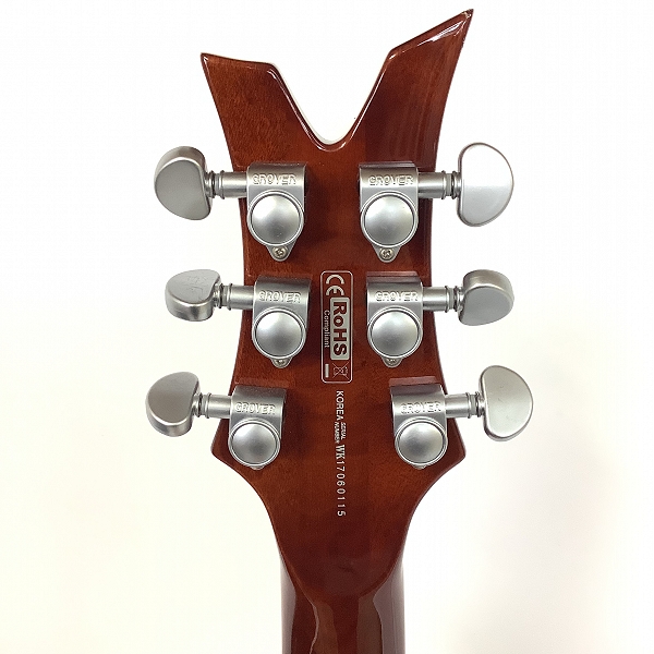 実際に弊社で買取させて頂いた★DEAN/ディーン Icon Flame Top Charcoal Burst エレキギター ハードケース付の画像 3枚目