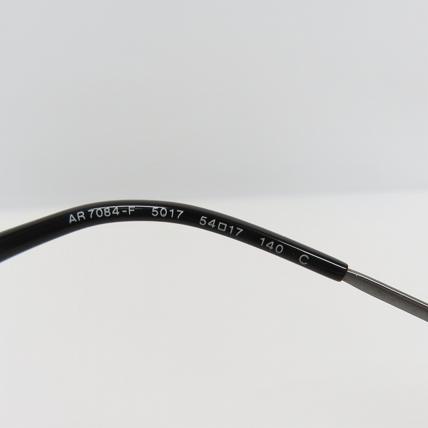 実際に弊社で買取させて頂いたGIORGIO ARMANI/ジョルジオアルマーニ メガネフレーム アイウェア ブラック AR7084-Fの画像 7枚目