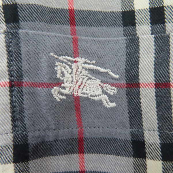 実際に弊社で買取させて頂いたBURBERRY LONDON/バーバリーロンドン 長袖シャツ グレー ノバチェック /Lの画像 4枚目