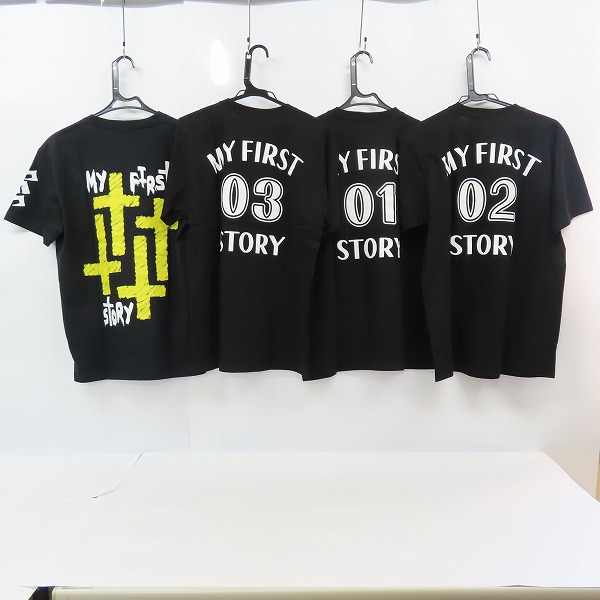 実際に弊社で買取させて頂いたMY FIRST STORY/マイファーストストーリー MY YOKOHAMA DAILY STORY他 バンドTシャツ/L 4点セットの画像 2枚目
