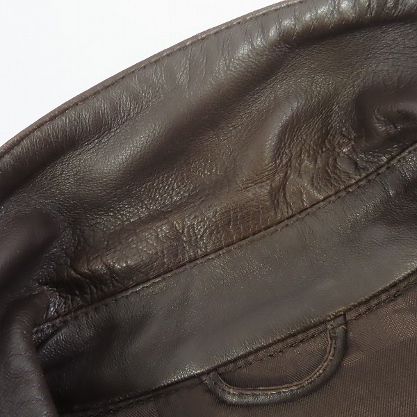 実際に弊社で買取させて頂いたMACKINTOSH/マッキントッシュ ラムレザージャケット/40の画像 4枚目