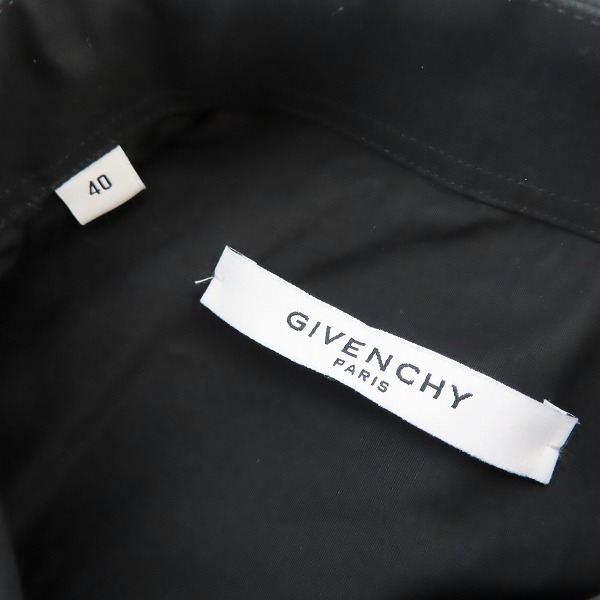 実際に弊社で買取させて頂いた【JPタグ】GIVENCHY/ジバンシー 15AW スタッズ付きスリムフィットドレスシャツ 15F 6200 300/40の画像 2枚目
