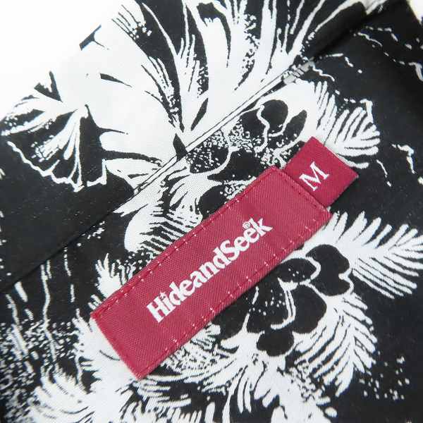 実際に弊社で買取させて頂いたHideandSeek/ハイアンドシーク HAWAIIAN S/S SHIRT アロハシャツ Mの画像 2枚目