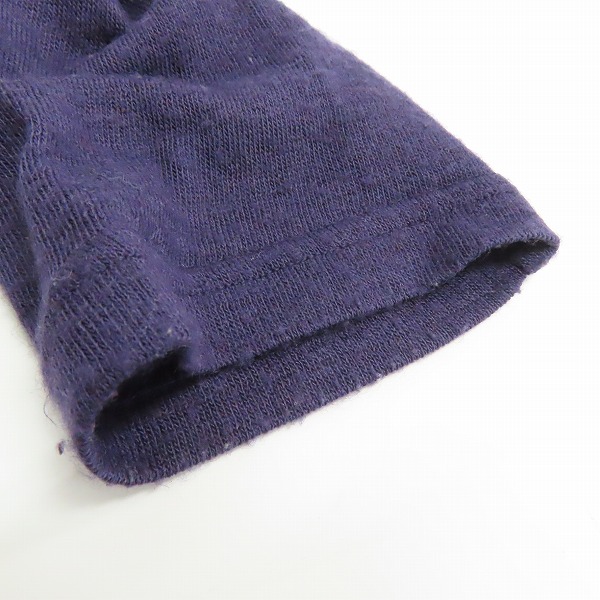 実際に弊社で買取させて頂いたDRESSCAMP/ドレスキャンプ アンゴラ混 ロゴ刺繍Vネックニット 44の画像 7枚目