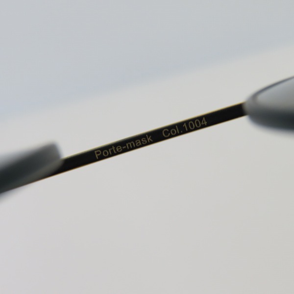 実際に弊社で買取させて頂いたOG OLIVER GOLDSMITH/オリバーゴールドスミス Porte ポルテ メガネフレーム/アイウェア w/クリップオンの画像 8枚目