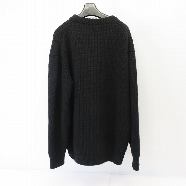 実際に弊社で買取させて頂いたCELINE/セリーヌ 21SS CELINE ロゴ ブラック オーバーサイズニット 2A09T423P/Sの画像 1枚目