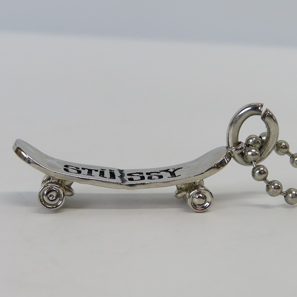 7a02_希少 激レア STUSSY ステューシー スケボー ネックレス 希少 ヴィンテージ old stussy オールド ステューシー スケボー