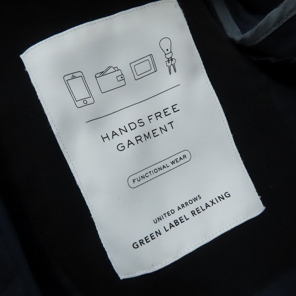 実際に弊社で買取させて頂いたUNITED ARROWS GREEN LABEL RELAXING/ユナイテッドアローズ グリーンレーベルリラクシング コート 3225-139-3003 Mの画像 2枚目