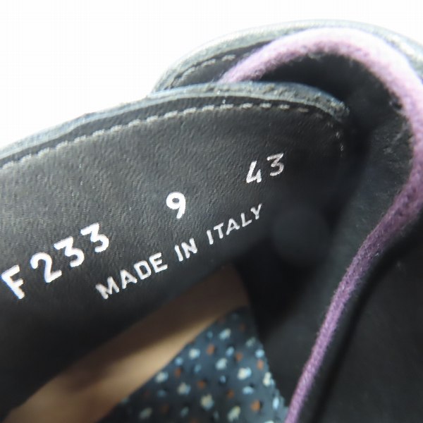 実際に弊社で買取させて頂いたPaul Smith/ポールスミス GREEN AWAY レザーレースアップシューズ/UK9の画像 5枚目